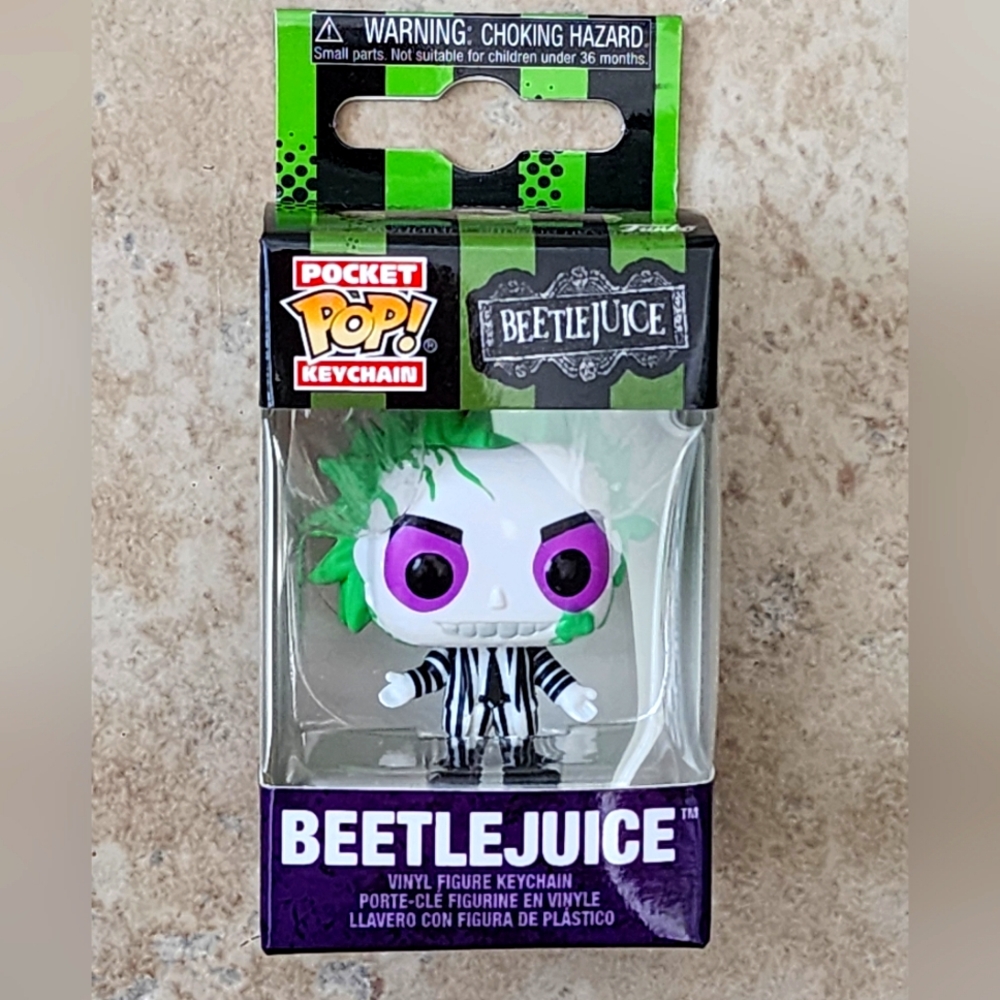 New Beetlejuice Funko Pop Keychain Figure